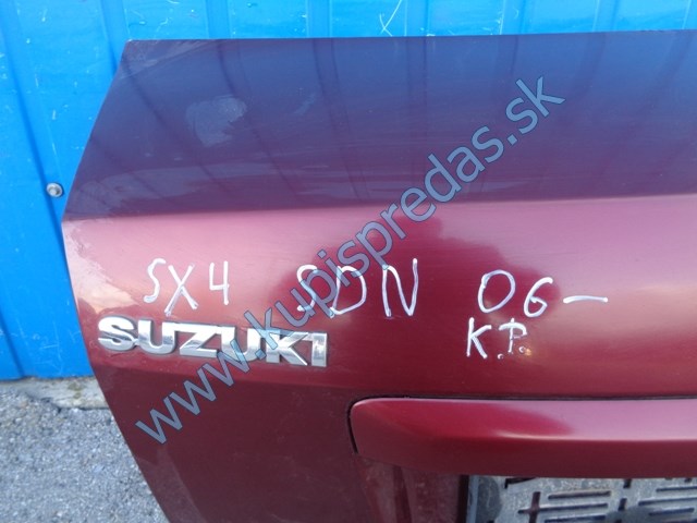 zadná kapota na suzuki sx4 sedan